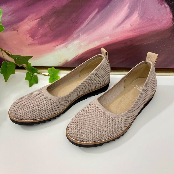 Eileen Fisher Etta Knit Slip-On Shoe in Blush Size 6 - Picture 8 of 15